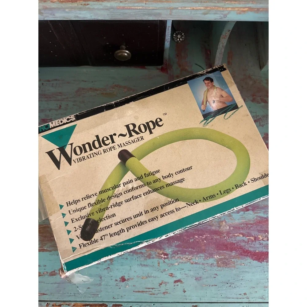 HoMedics Wonder Rope Vibrating Rope Massager Vintage 2-Speed Flexible 47